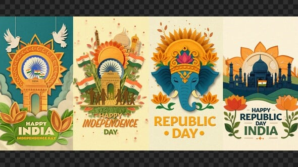 Indian Festive PaperCut – Intros and Elements（612866）-技能树